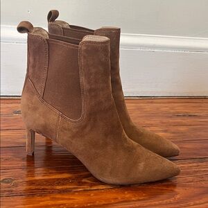 Veronica Beard Suede Ankle Boots